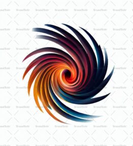 Abstrakte Tornadospirale